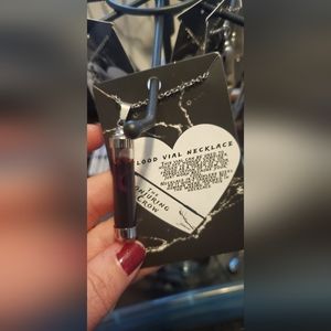Nwt blood vial by conjuring crow gothic jewelry
